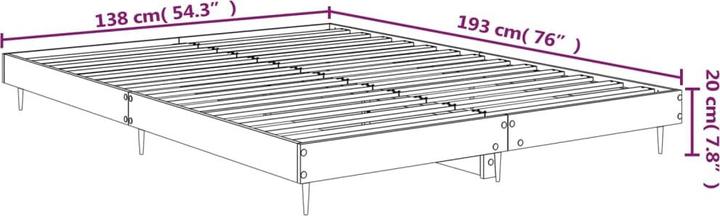 Image du produit vidaXL Bettgestell (140 x 200 cm)