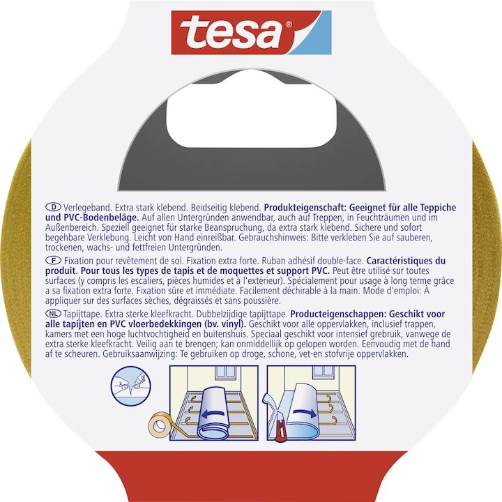 Produktbild tesa Verlegeband extra stark klebend, braun, 50 mm x 10 m (50 mm)