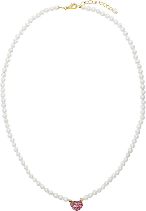 Immagine prodotto Amor Collana da donna, argento 925, cristallo sintetico, perla conchiglia (Argento 925)