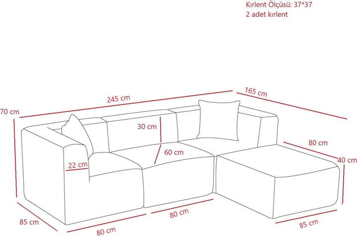 Produktbild Atelier del Sofa Ksile (Ecksofa)