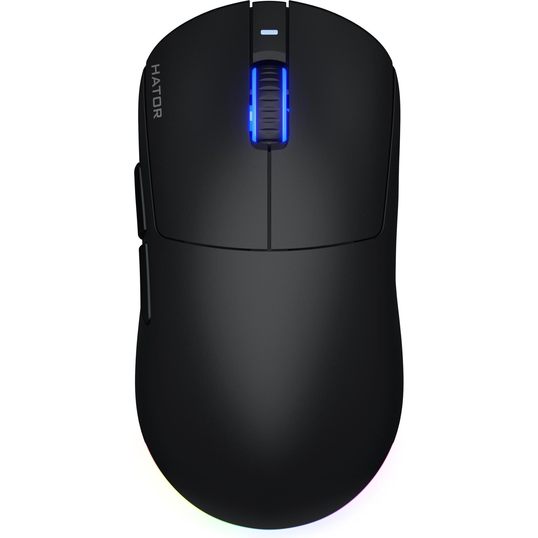 Hator Quasar 3 Wireless (Kabellos), Maus, Schwarz