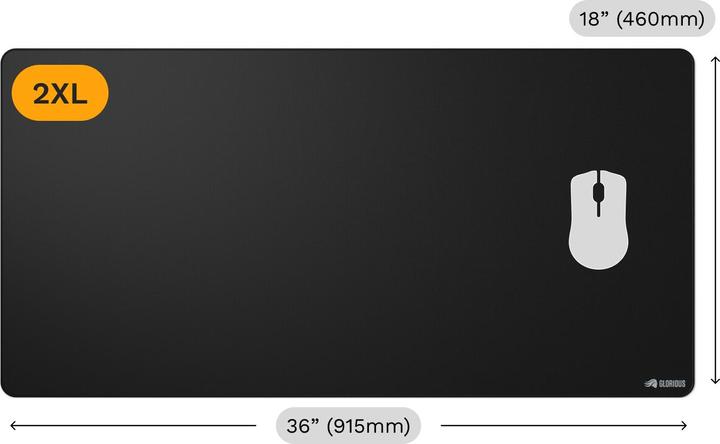 Produktbild Glorious Mouse Pad 2 XXL - Stitched - Black (XXL)