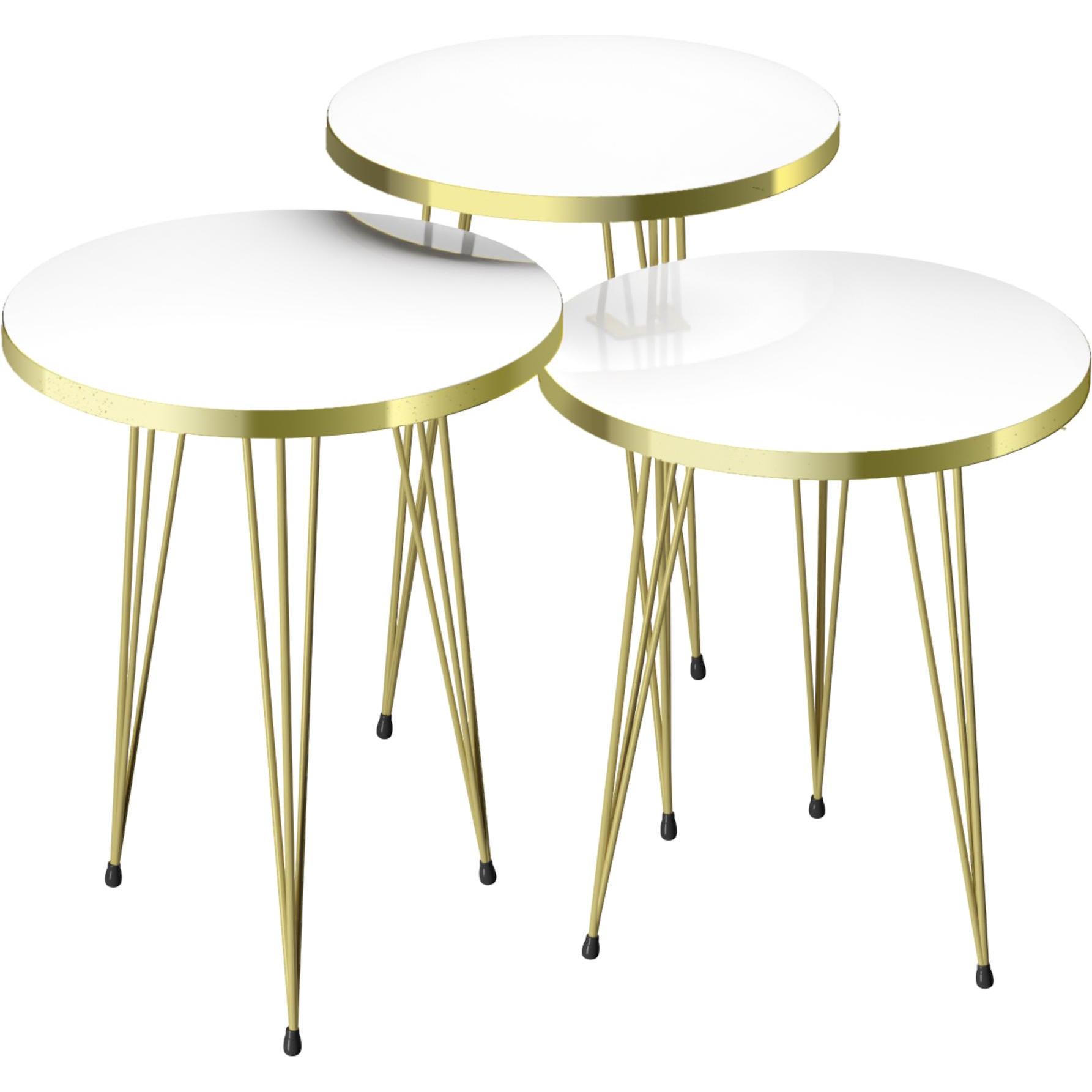 En.Casa, Couchtisch + Beistelltisch, Ry (34 x 34 x 48 cm)