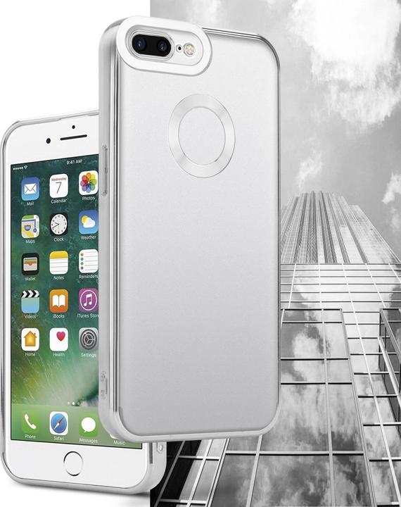 Produktbild Cadorabo TPU Hülle Chrome mit Kameraschutz für Apple iPhone 7 PLUS / 7S PLUS / 8 PLUS (Apple iPhone 7 Plus, Apple iPhone 7s Plus)