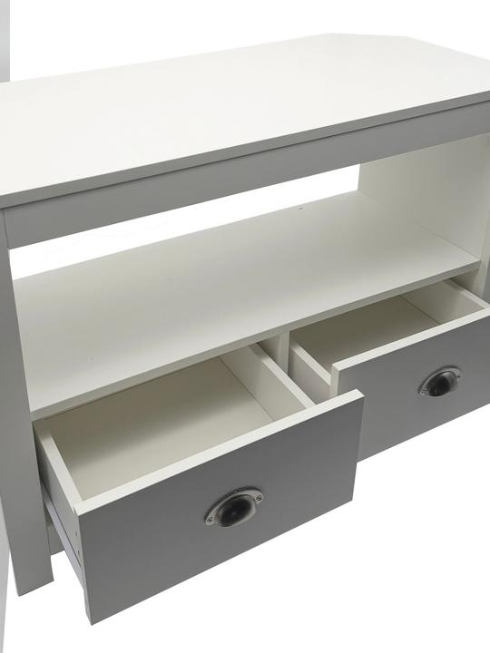 Produktbild FineBuy Lowboard FB113949 Spanplatte Weiss (85 x 39 x 58 cm)