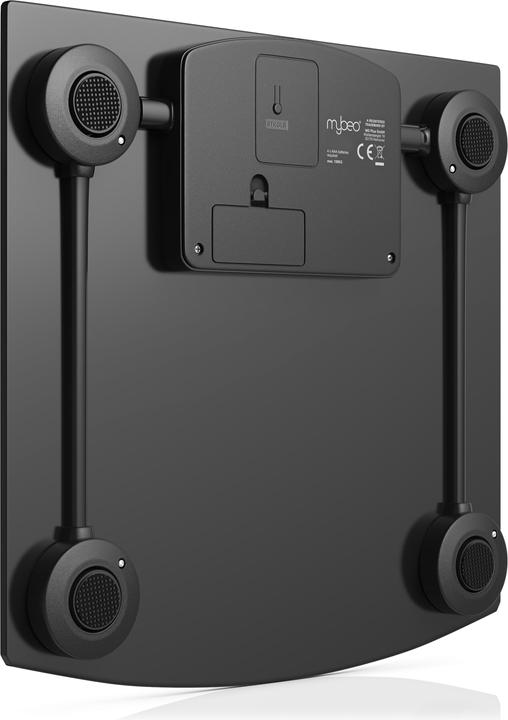 Produktbild Mybeo Personenwaage, Digitale Edelstahl Körperwaage 3,5" Display, DMS-Sensoren, max. 150kg (150 kg)