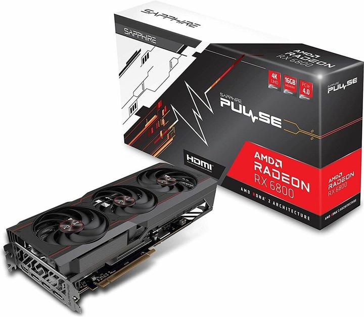 Produktbild Sapphire PULSE AMD Radeon RX 6800 16GB (16 GB, GDDR6)