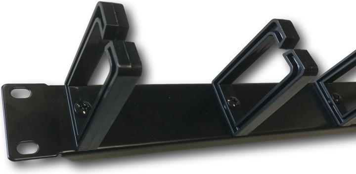 Actual product image Datacom 19" vyvazovacÃ panel 1U 5x tvrdé plast. oko