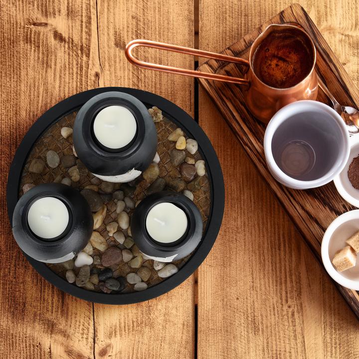 Actual product image Relaxdays Tea light holder (19.5 x 19.5 x 13.5 cm)