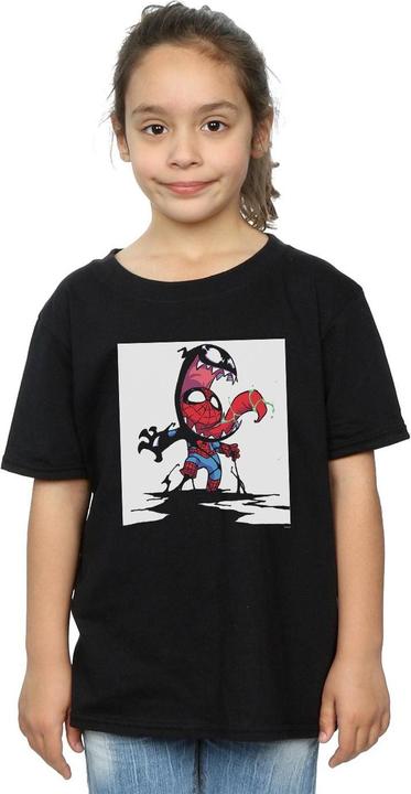 Image du produit - T-shirt SPIDER-MAN VENOM CARTOON - Fille (128)