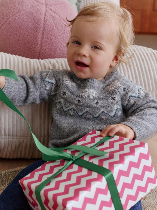 Produktbild Vertbaudet Baby Pullover mit Norwegermuster Capsule für Weihnachten (80)