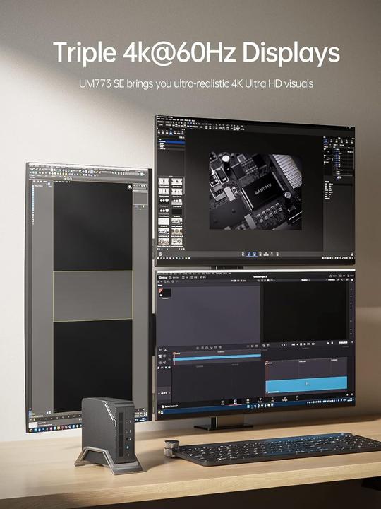 Actual product image Minisforum UM773 Lite (AMD Ryzen 7 7735HS)