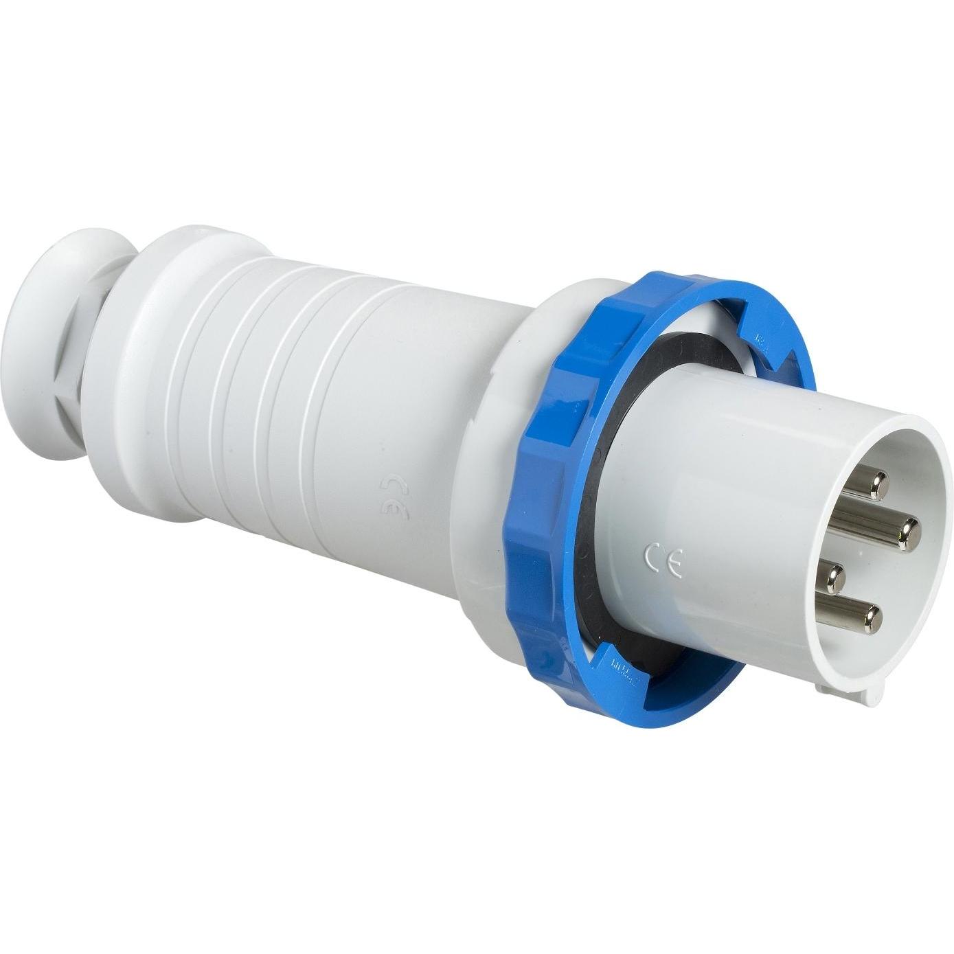 Schneider Electric, Netzstecker + Netzkupplung, SE 81379 Stecker Ip67 63A 230V 4P (CEE 32/3)