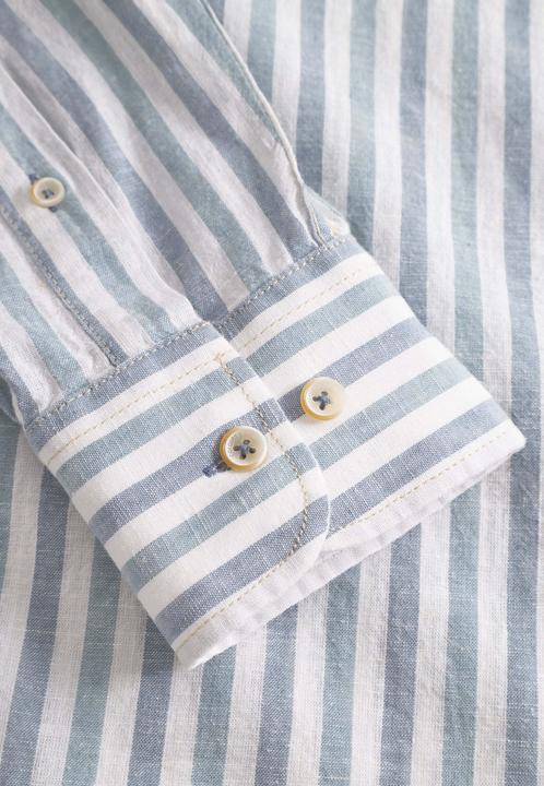 Produktbild Colours & Sons Leinenhemd Shirt-Linen Blend Stripes (XL)