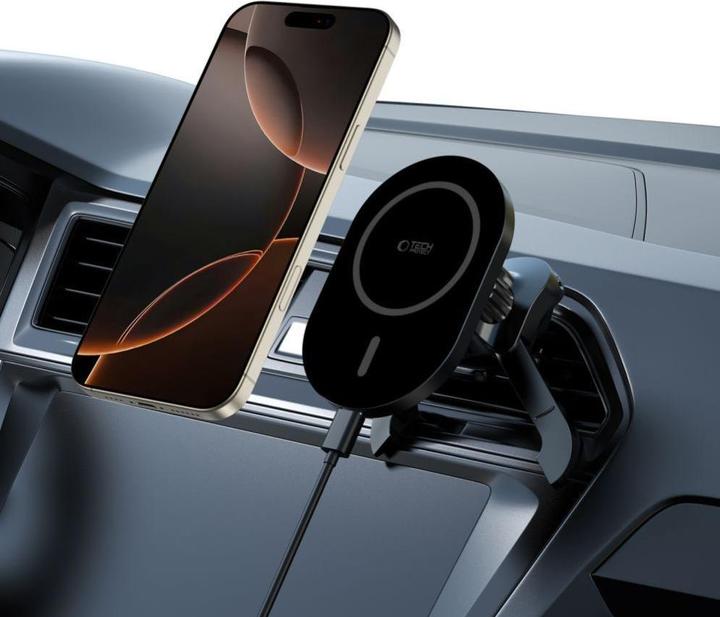 Image du produit Tech-Protect MM15W-V6 Magnetic MagSafe Car Air Vent Holder - Black
