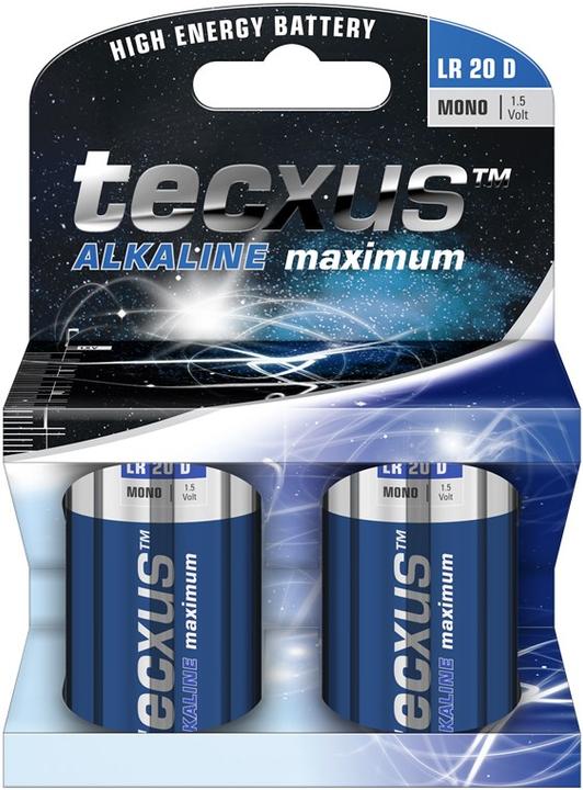 Image du produit Tecxus Mono LR 20 D - Pile 2 x D - alcaline (2 pcs, D, 14800 mAh)