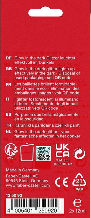 Immagine prodotto Faber-Castell Glitter (24 ml)