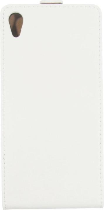 Actual product image OEM Slim Leather Flip Case for Sony Z2 - white (Sony Xperia Z2)