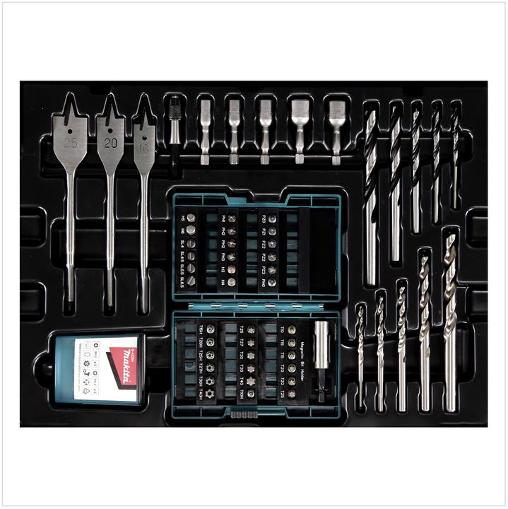 Actual product image Makita Drill Bit Set (4, 5, 6, 8, 10, 16, 20, 25)