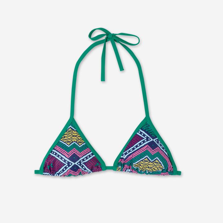 Produktbild Olaian Bikini-Oberteil Damen Triangel Surfen Mae Sangria grün (46)