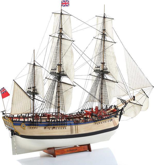 Actual product image Billing Boats HMS Endeavour 1:50 Wooden Hull - (437173)