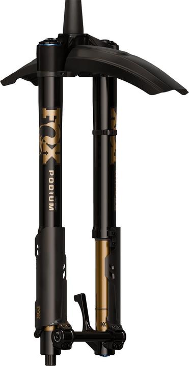 Actual product image Fox INV Podium Factory Suspension Fork, Grip X2, 170mm, 29", 68HT, black ano/kashima (170 mm, Air)