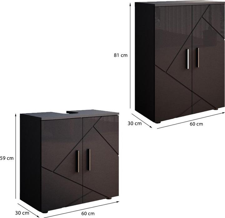 Produktbild Vicco Irma mit Midischrank