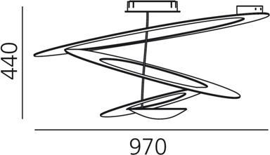 Produktbild Artemide Pirce Soffitto (3313 lm)