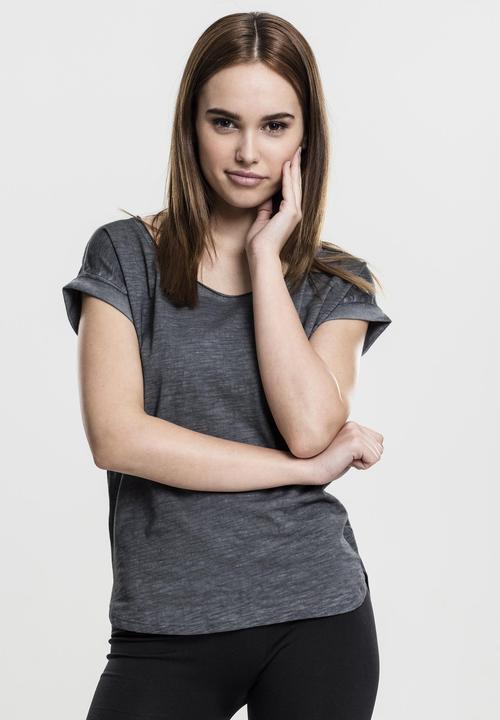 Produktbild Urban Classics Ladies Long Back Shaped Spray Dye Tee (M)