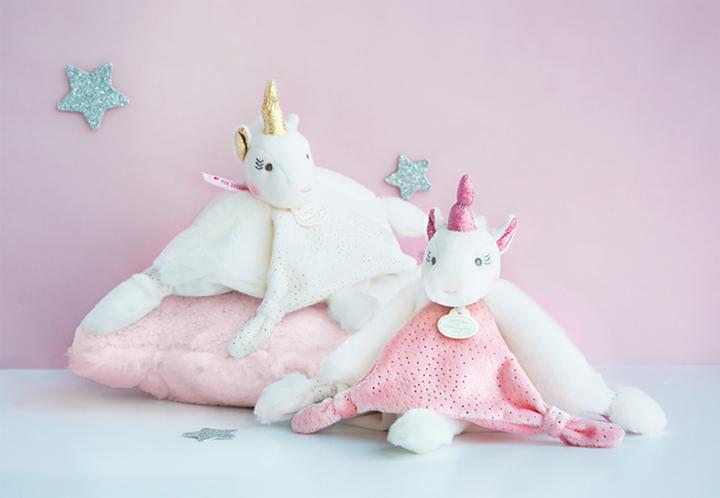 Actual product image Doudou et Compagnie Cuddle cloth unicorn