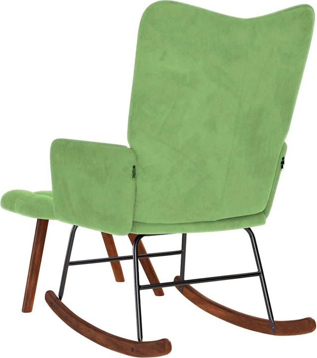 Immagine prodotto vidaXL Schaukelstuhl mit Hocker