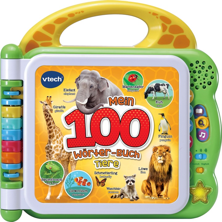 Productafbeelding VTech Mijn 100 woorden boek: dieren (Duits, Engels)