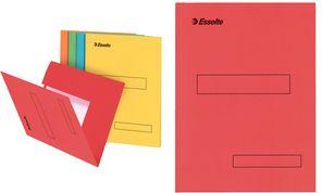 Produktbild Dymo Aktenmappe, DIN A4, aus Karton, 160 g-qm, blau mit 2 Einschlagklappen, 100% recycelbar (A4, 1 x)