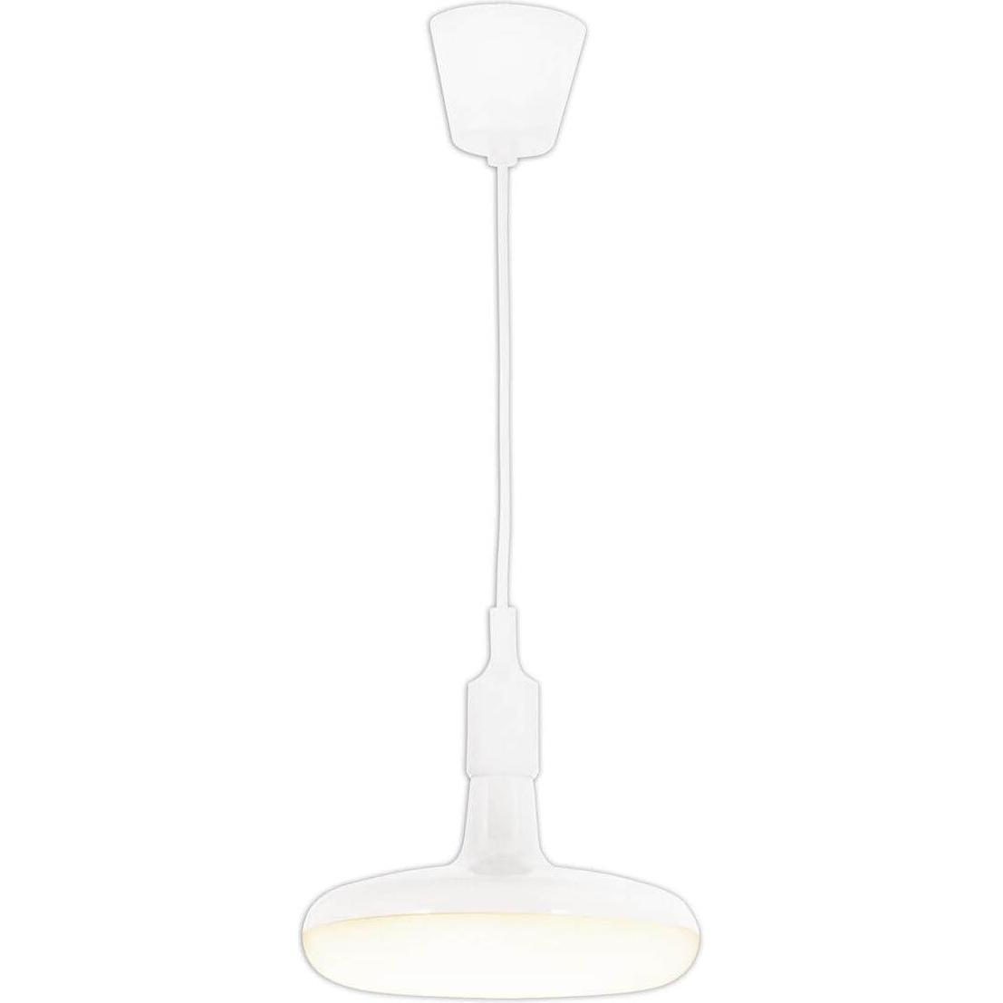 Näve, Pendelleuchte, LED Pendelleuchte 22W 1800 lm 3000 K warmwei Ufo wei (E27, 1800 lm)