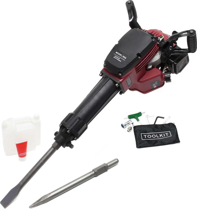 Wiltec Abbruchhammer 2.5 PS 55J 1500 1/min Meisselhammer Stemmhammer Schlaghammer (Benzinbetrieb)