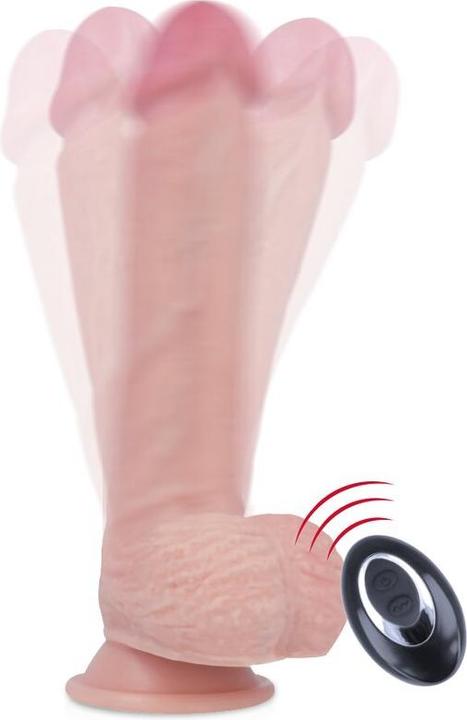 Produktbild Rock Army ROCKARMY - HARNESS + FLÃoeSSIGSILIKON VIBRATOR PREMIUM APACHE FERNBEDIENUNG 20.5 CM -O- 4.62 CM