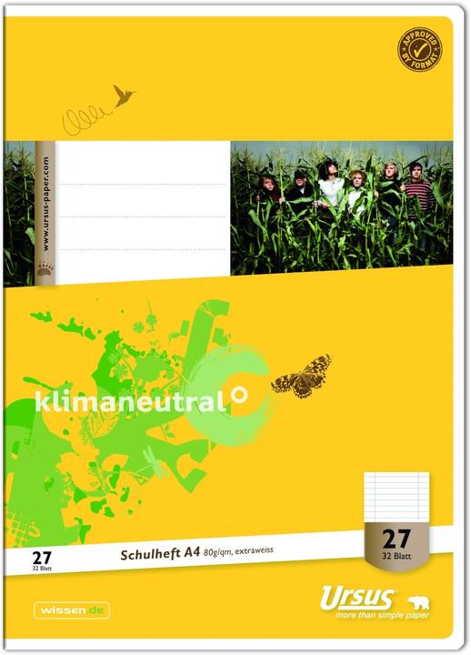 Actual product image Ursus Exercise book (A4, Lined, Soft cover)