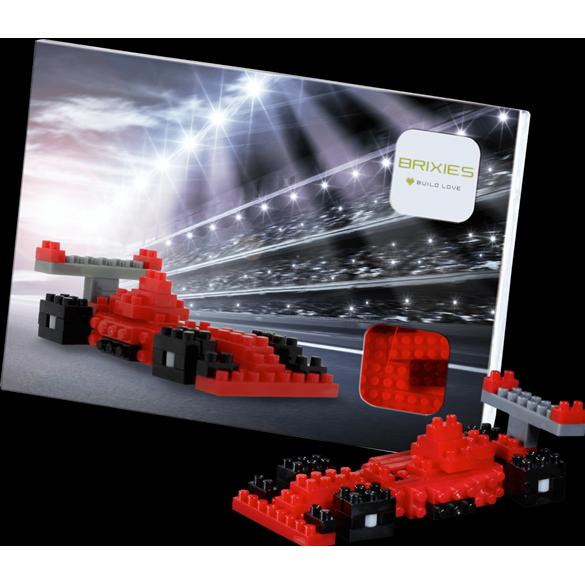 Thumbnail - Brixies Postkarte Rennauto