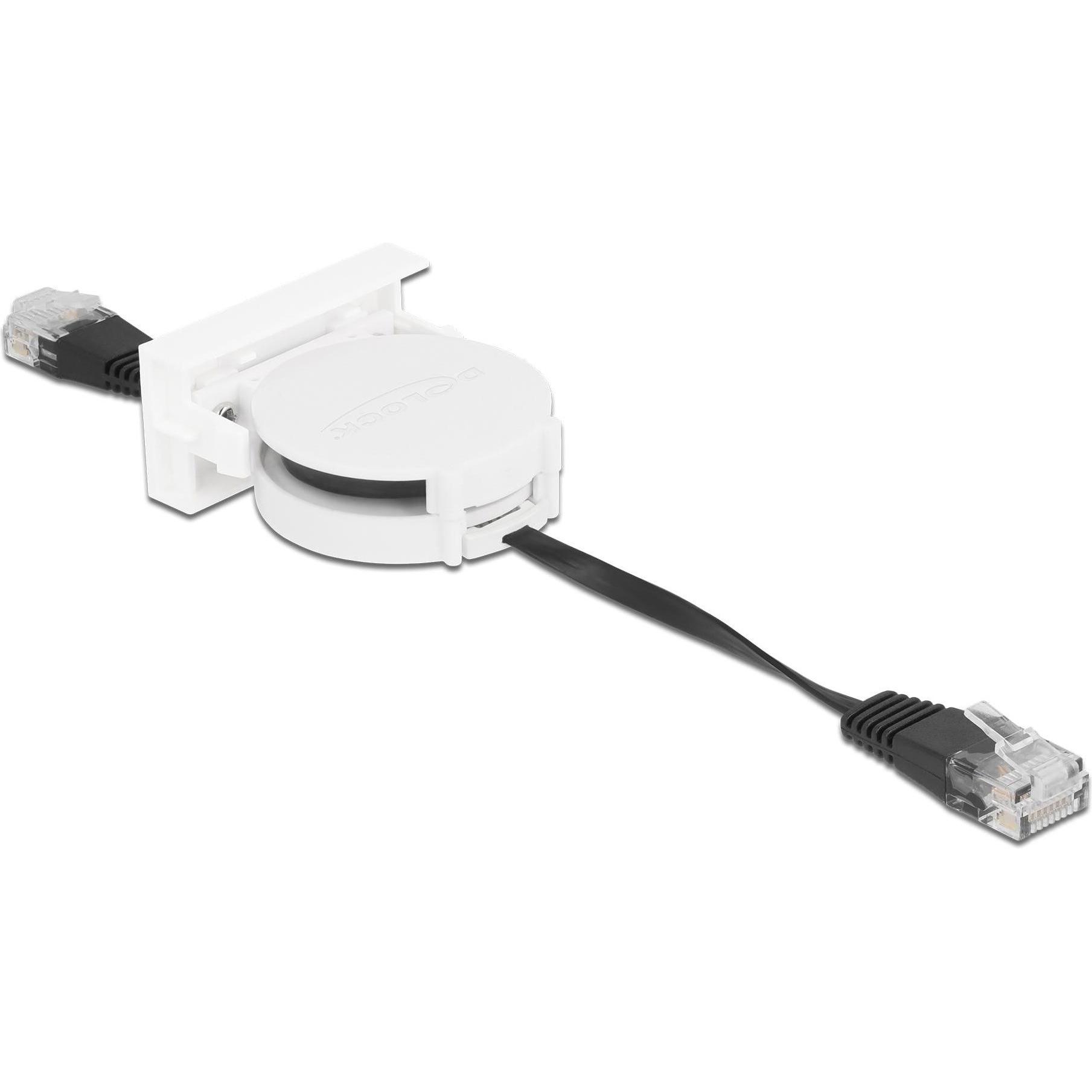 Delock 81361 Netzwerkkabel Schwarz (SF/UTP, CAT5e, 0.50 m), Netzwerkkabel