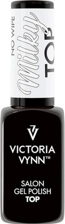 Produktbild Visconti Di Modrone Victoria Vynn Gel Polish Milky Top No Wipe UV Led Gel Polish Top 8ml Weiss (Weiss, Gel-Effekt Nagellack)