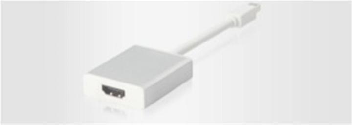 Actual product image Moshi Mini DP to HDMI adapter with audio support (Apple)