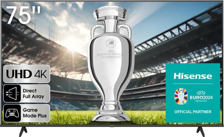 Actual product image Hisense TV 75A6K (75", LCD, UHD, 2023)