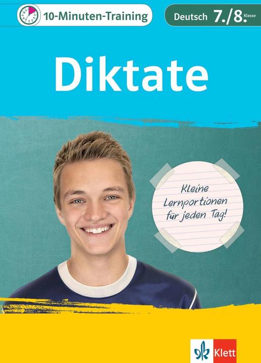 Produktbild 10-Minuten-Training Deutsch Rechtschreibung Diktate 7./8. Klasse (Deutsch, Klett Lerntraining, 2019)