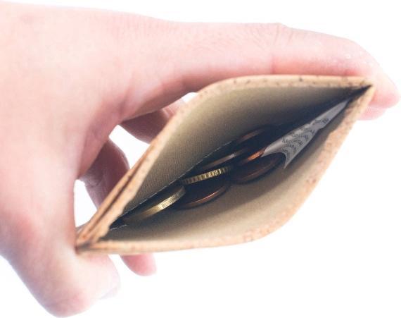 Produktbild MB Cork RFID-blockierende Kartenbrieftaschen aus Kork Naturkork