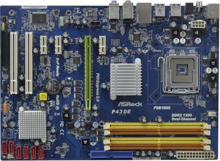 Produktbild AsRock P43de3, Lga775, P43 (LGA 775, ATX)