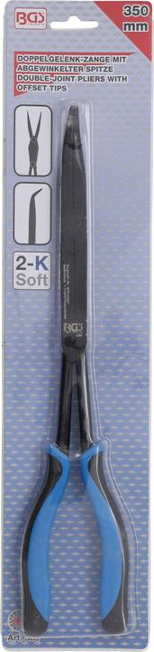 Actual product image BGS Double-Joint Pliers offset Tips 350 mm (350 mm)