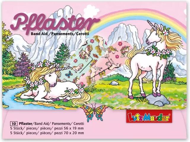 Actual product image Lutz Mauder Pflasterbriefchen Einhorn
