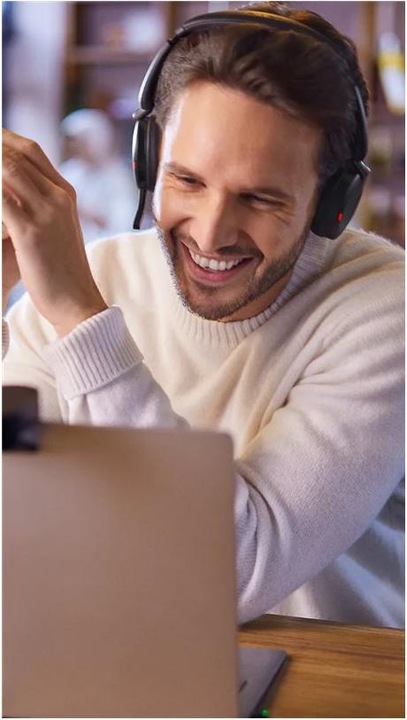 Produktbild Jabra Evolve2 65 Flex UC (Kabellos, USB-C)