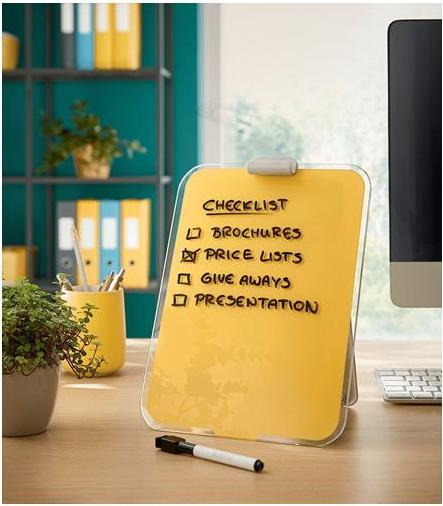 Actual product image Leitz Noteboard Cosy Yellow (Blackboard, 21.5 x 30 cm)