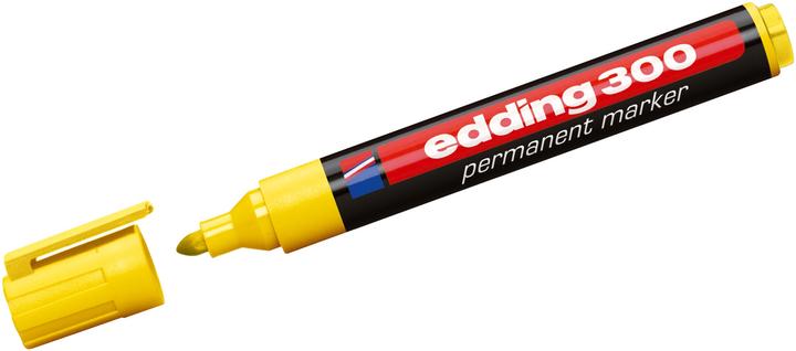 Productafbeelding Edding 300 permanent marker geel (10 stuks) (Geel, 3 mm, 10 x)